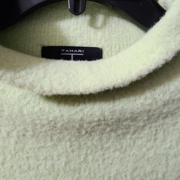 TAHARI WOMEN SWEATER SIZE XS MINT GREEN - Picture 4 of 5
